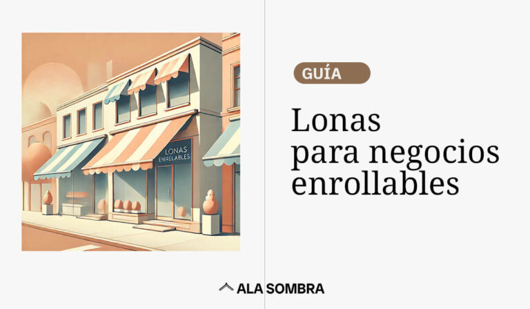 lonas para negocios enrollables