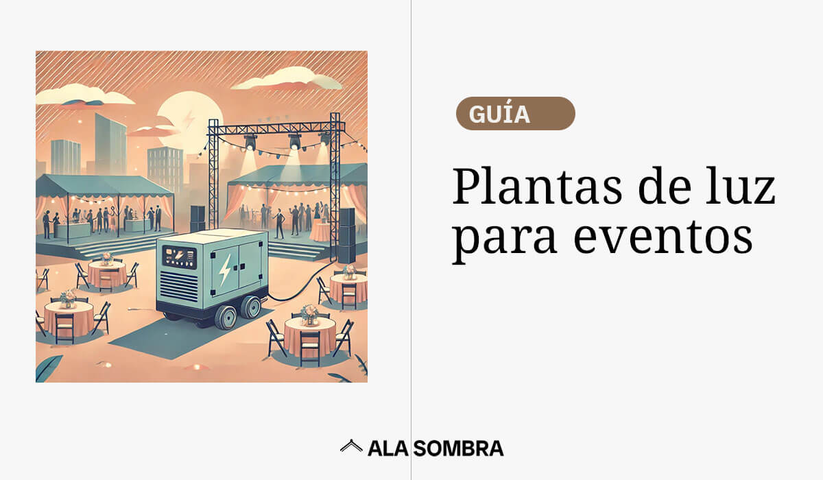 renta de plantas de luz para eventos