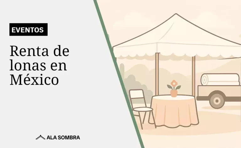 renta de lonas en México para fiestas y eventos